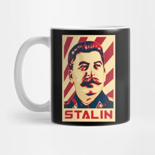 Joseph Stalin Propaganda Poster Mug